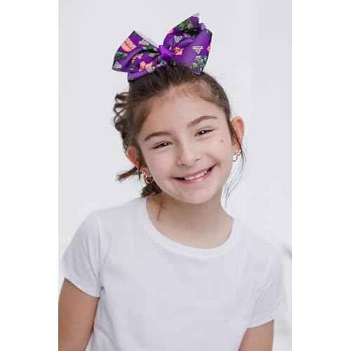 Monster Jam Girls Bow Hair Tie One Size