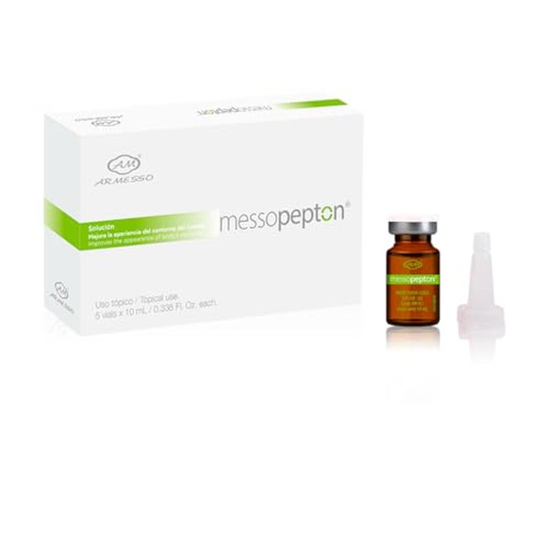 | Messopepton ? Cosmetic Peptide Complex for Muscle Tone & Appearance Support | with Leucine & Bio-Peptides | for Professional Use Only | 5x10mL Vials