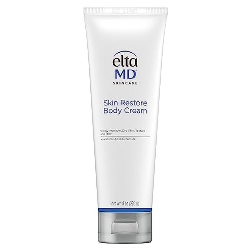 EltaMD Skin Restore Body Cream, Fragrance-Free Lotion for Women with Hyaluronic Acid and Niacinamide, Body Moisturizer, 8 oz Tube