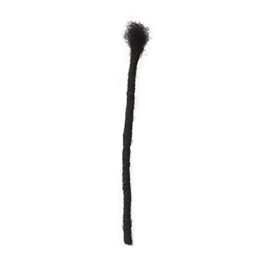 Human Hair Permanent Dreadlocks Extension Handmade Locs Small Size(diameter 0.4cm) 20 Strands/pack 10inch Dark Brown #2