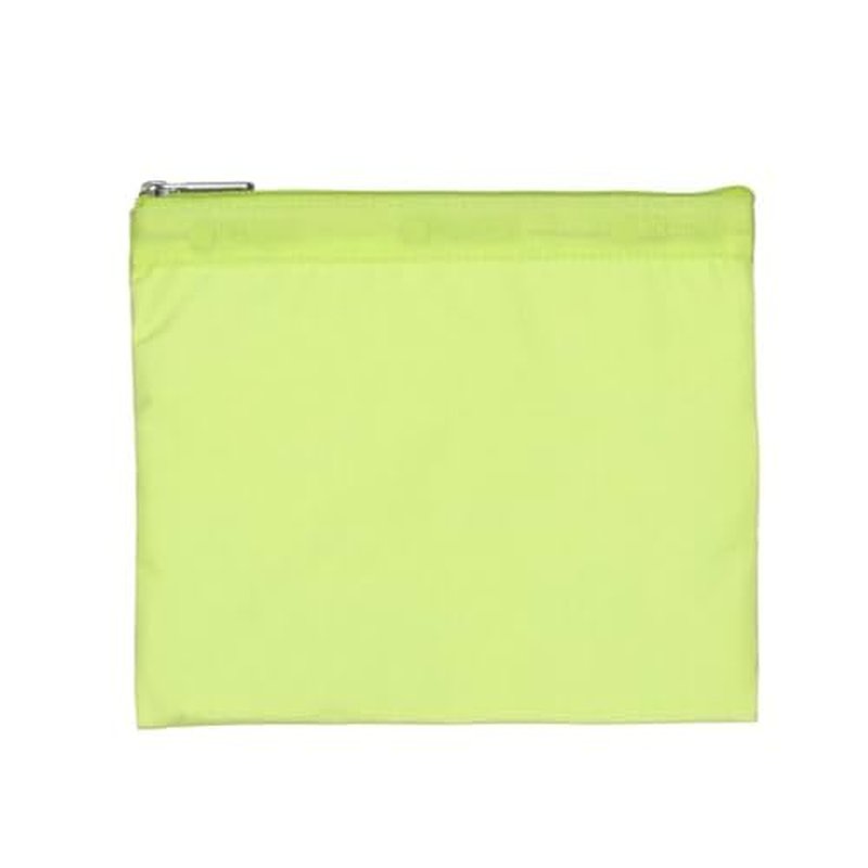 LeSportsac Lime Deluxe Everyday Crossbody Bag + Cosmetic Bag, Style 7507/Color R136, Uplifting & Vibrant Zingy Lime Hue, Fashion Trending Zesty New Neutral Evokes Strength, Positivity & Renewal