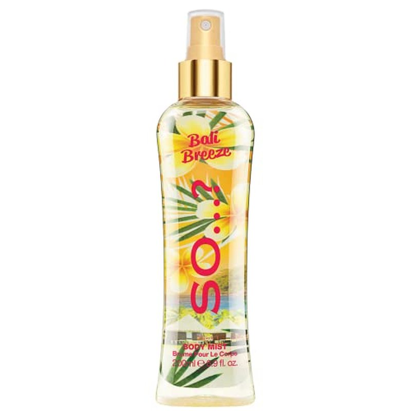 So¡¦? Bali Breeze Body Mist - Perfume for Women with Tropical Aroma - Body Spray for Women with Coconut, Almond and Vanilla Notes - 6.9 oz