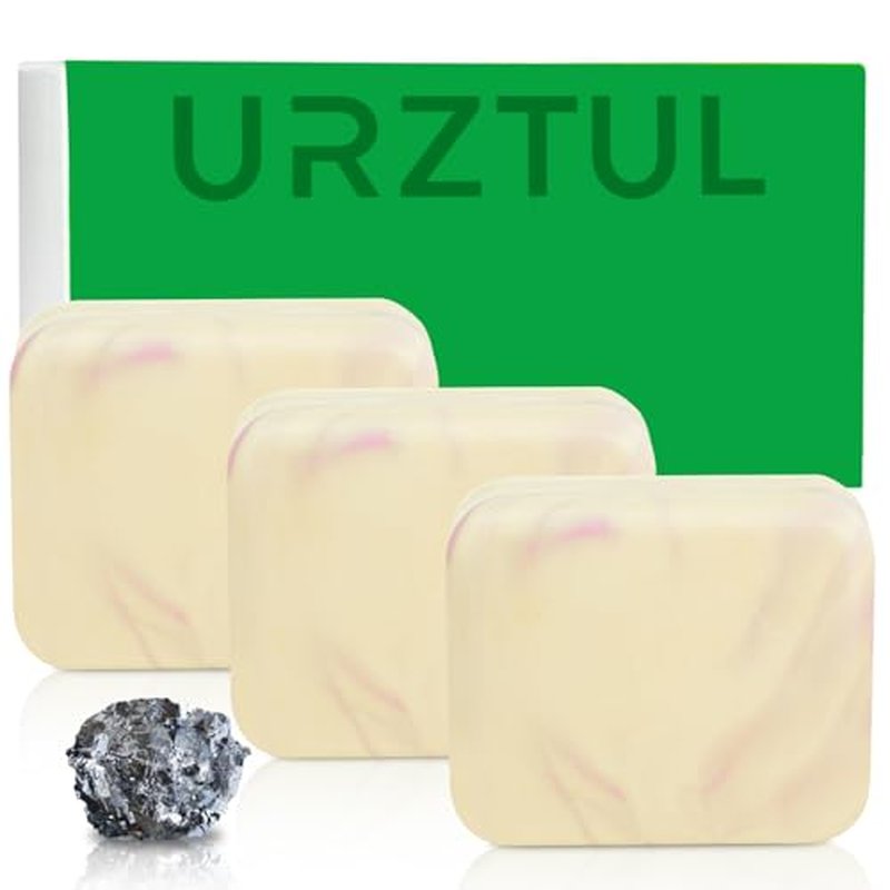 3 PCS Zinc Pyrithione Soap Bars, Gentle Exfoliating Cleansing Bath Bar for Body & Face Skin Care