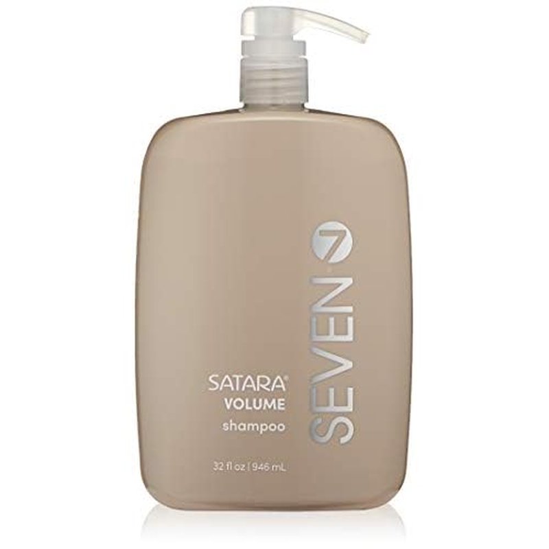SEVEN Haircare Satara Volume Shampoo for Women & Men, Sulfate + Cruelty Free & Paraben Free with Pro Vitamin B5, Argan Oil, Hydrolyzed Quinoa Protein for Flat + Limp Hair, Made in USA, 32oz