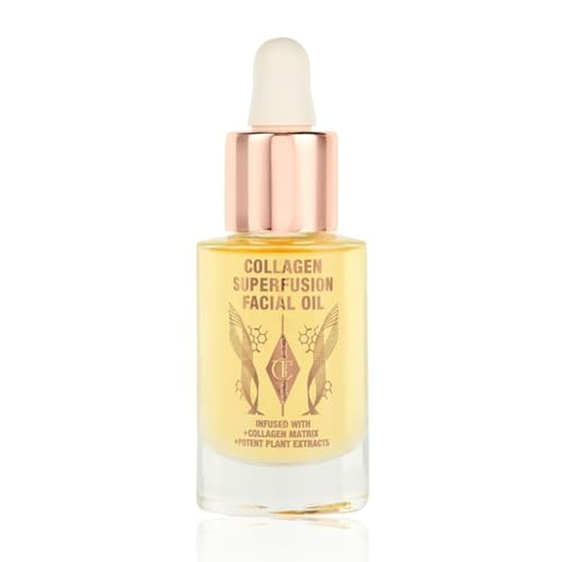 Charlotte Tilbury Collagen Superfusion Face Oil - Skin-Nourishing Collagen Facial Oil for a Glowing, Plump & Healthier-Looking Complexion - Enriched with Essential & Superfood Oils