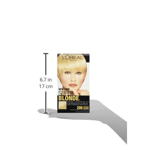 L'Oreal Paris Super Blonde Creme Lightening Kit, 200 Bleach Blonde