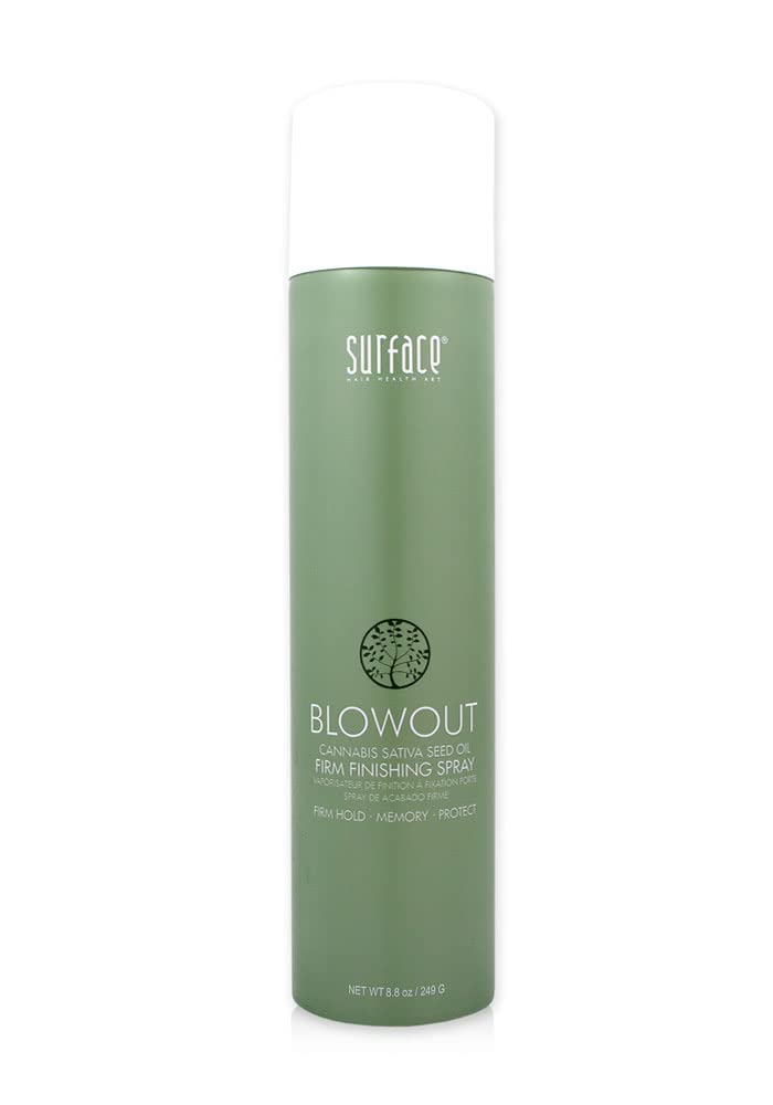Hair Blowout Firm Spray - Heat Protecting & Volumizing with Lychee & Maracuja Oil | 8.8oz Styling Essential