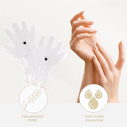 ForPro Professional Collection 10-Minute Paraffin Hand Treatment, Spa and Home Treatment Gloves, Fragrance Free, One-Pair
