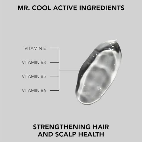 Hair Situation Mr. Cool Wet Look Hair Gel - Strong Hold, High Shine, Alcohol-Free, Anti-Humidity, Non-Flaking, Non-Greasy, Long-Lasting - For All Hair Types - 8 Fl Oz