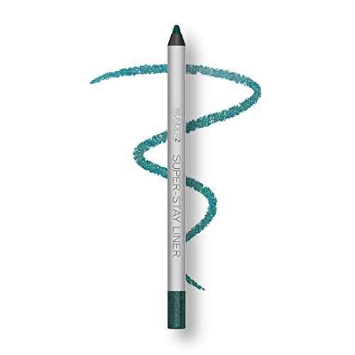 Wunder2 SUPER-STAY LINER Makeup Eyeliner Pencil Long Lasting Waterproof Eye Liner, Color Emerald Green Glitter