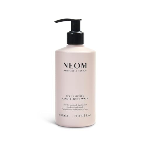 Neom ? Real Luxury Hand & Body Wash, 300ml | Lavender, Jasmine & Sandalwood | Gently Cleanse & Soften