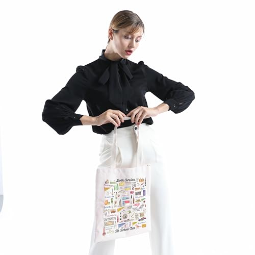 MINIGIU North Carolina Tote Bag - Perfect for Trips and Moving Gift
