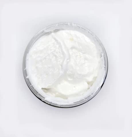Goat Milk Body Butter - Hydrating Natural Moisturizer with Organic Shea Butter & Grape Seed Oil | 8 Oz Amber Vanilla
