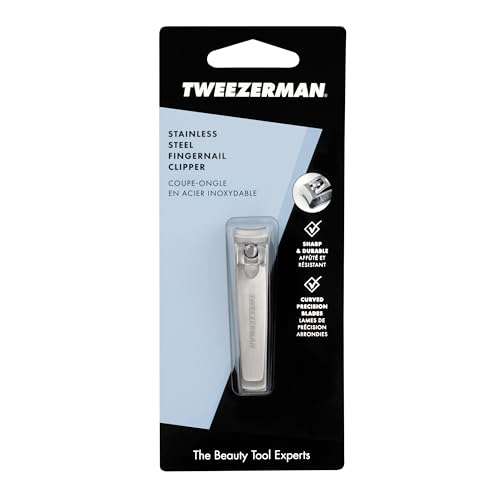 Tweezerman Fingernail Clipper for Women and Men Stainless Steel