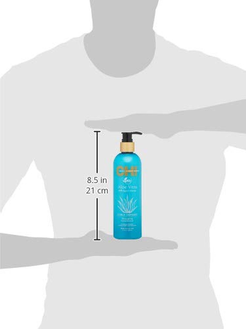 CHI Aloe Vera Detangling Conditioner - Nourishing Formula for All Hair Types | 11.5 oz (Pack of 2)
