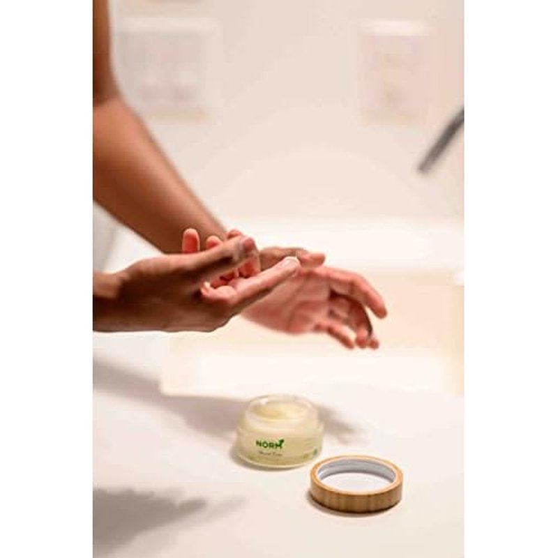 Almond Hand & Body Balm With 100% Natural Ingredients, Eco-Friendly Recyclable Glass Container With Bamboo Lid, Cruelty-Free - 100ml