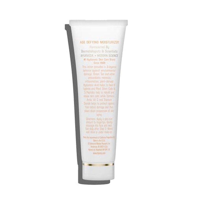 Hylunia Triple Defense Day Lotion | Age-Defying Moisturizer | Vitamin C, Turmeric & Titanium Dioxide | Hydrate, Protect & Rebuild Collagen | Clean, Non-Toxic Formula | All Skin Types | 1.7 fl. oz.