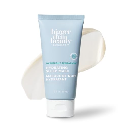 Overnight Sensation Hydrating Sleep Mask, Hydration Mask with Vitamin C, Hyaluronic Acid & Melatonin for Women, for All Skin Types, Night Time Skin Care Routine, Vegan