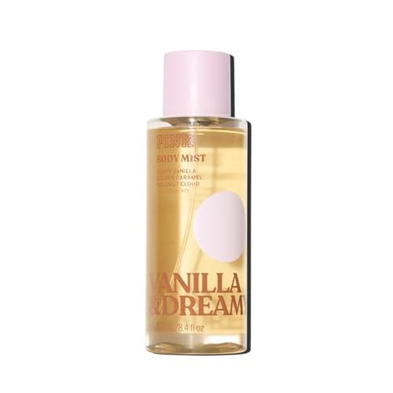 Victoria's Secret PINK Vanilla & Dreamy Body Mist, Notes of Coconut & Caramel (8.4 oz)