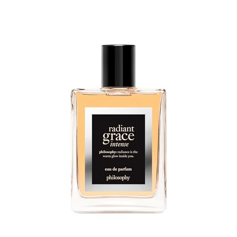 philosophy radiant grace intense eau de parfum- ambery floral women's perfume - with notes of raspberry, jasmine & vanilla - luxury perfume for women - long lasting fragrance
