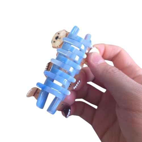 Novelty Otter Hair Clip,Acetate Claw Clips,Cute Hair Clips for Women,Brown