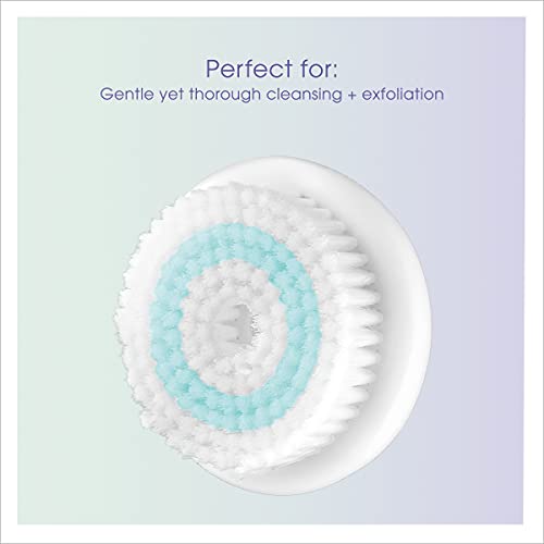 True Glow by Conair Facial Cleansing Brush Replacement Heads - Face Brush Replacement Heads - Use with Model SFB and SFB3