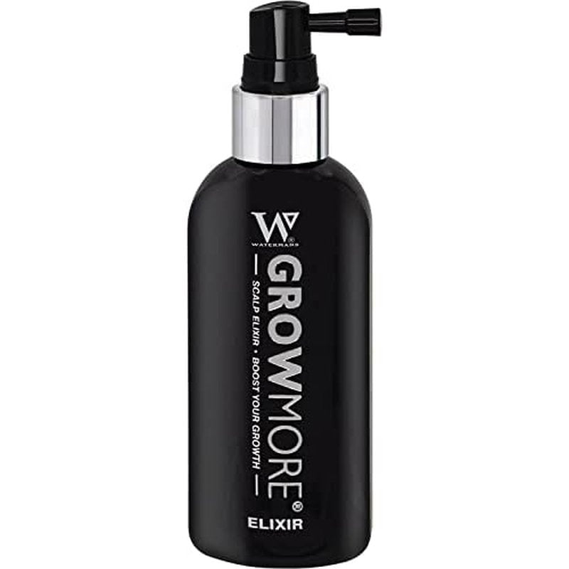 Watermans Grow More Hair Growth Serum | Supports Thicker, Stronger Hair with Biotin, Rosemary & DHT Blockers | Lightweight, Fast-Absorbing & Vegan | Helps Improve Scalp Density ? 3.4 fl oz