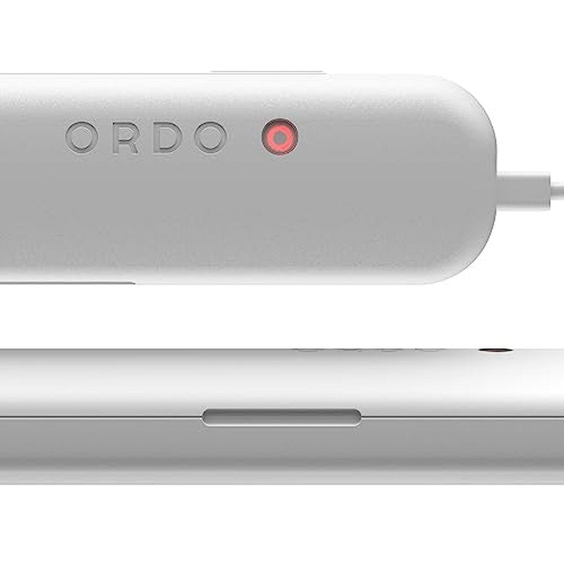 ORDO Sonic+ Electric Toothbrush with Case, Sonic Toothbrushes for Adults, Charging Travel Case, 4 Brushing Modes, Fast Rechargeable Battery, Silicone Polishing, USB Charger, White