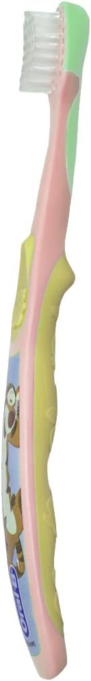 Oral-B Baby Manual Toothbrush - Extra Soft Pooh Characters for 0-3 Years | Pack of 4