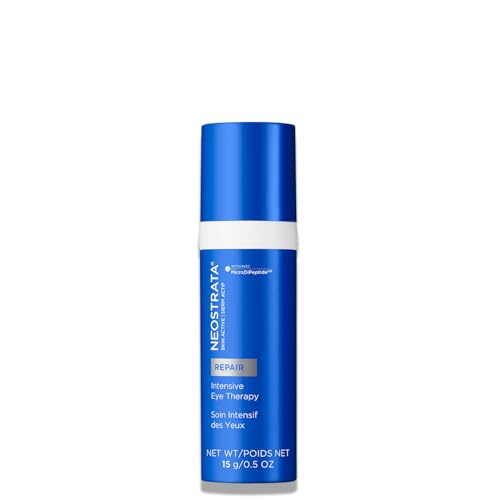 NEOSTRATA SKIN ACTIVE Intensive Eye Therapy, Anti Aging Under Eye Ceam, Treats Dark Circles, Puffiness, Fine Lines and Wrinkles with Hyaluronic Acid, Peptides and Bakuchiol, 0.5 oz