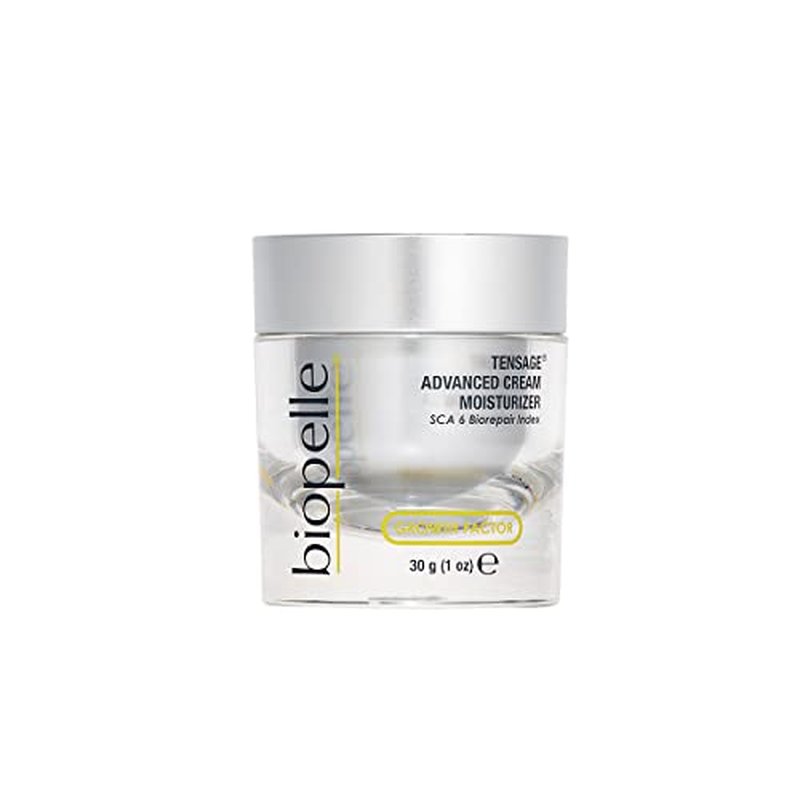 Biopelle Tensage Growth Factor Advanced Moisturizer Face Cream with SCA 6 Biorepair Index, Snail Mucin Moisturizer with Hyaluronic Acid, Antioxidants, and Vitamin C and E, 1 Oz