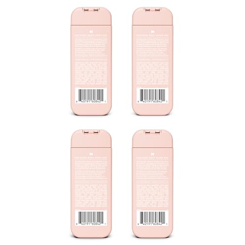 MONDAY Body Wash Moisture Travel Pack -90ML (4 Pack) - Nourishing Ingredients, Shea Butter, Coconut Oil and Grapefruit Extract, Hyrdrate and Replenish Skin