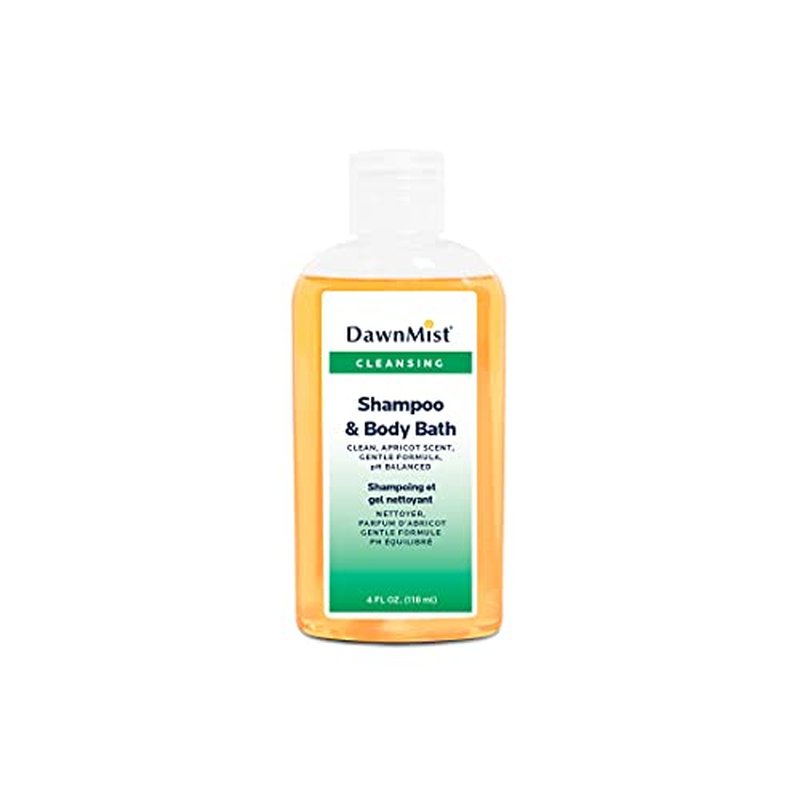 Dukal-MS3367 Dawn Mist Shampoo & Body Bath with Dispensing Cap, 4 oz. Bottle (Pack of 96)