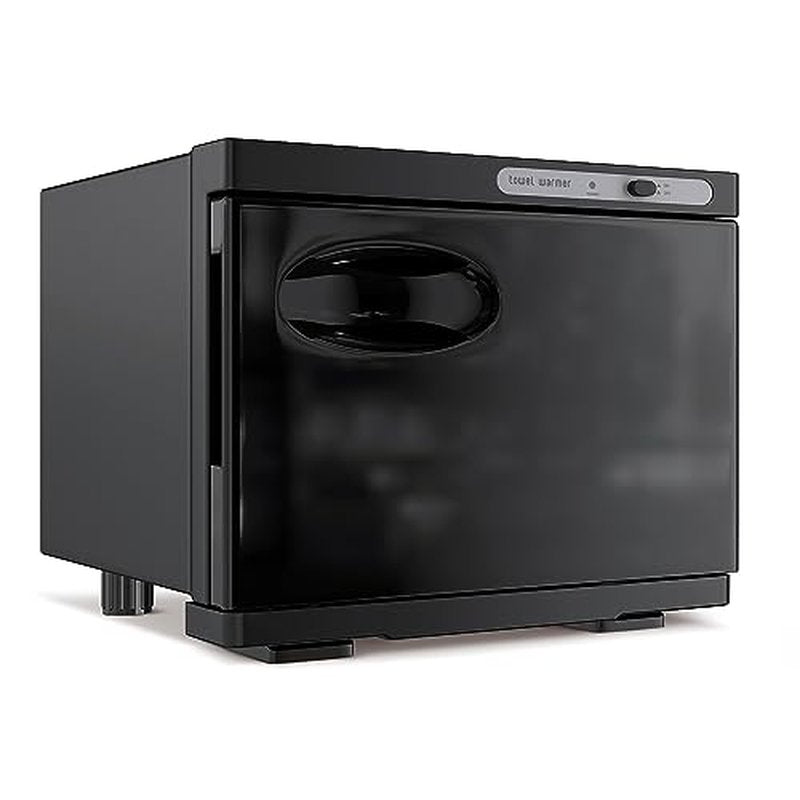 Towel Warmer Cabinet, 8L Hot Spa Small Towel Warmer Heating Use for Facial Spa, Hair Beauty, Salon Equipment and Home - Black
