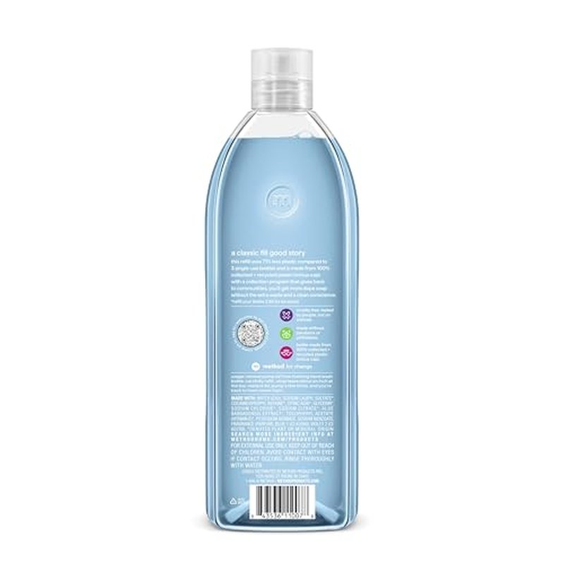 Method Foaming Hand Soap Refill, Sea Minerals, Recyclable Bottle, 28 oz, (Pack of 1) (Packaging May Vary)