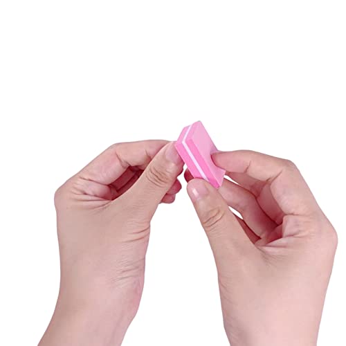 Nail Buffers (50 Pack), Mini Buffer Block Nail File for Acrylic Nails and Natural Nails, 100/180 Grit Nail Buffer Block Bulk Buffing Blocks for Nail Buff Professional Manicure File Blocks Set Pink