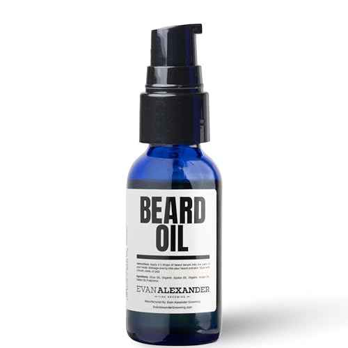 Evan Alexander Fine Grooming MY Serum Beard Oil for Men's, Fresh, 1 Fluid Ounces