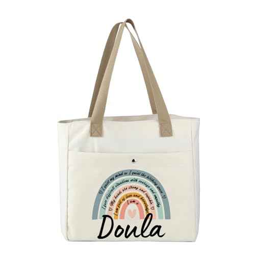 WCGXKO Doula Thank You Gift Doula Definition Gift Doula Zipper Pouch Cosmetic Bag (Doula TB)