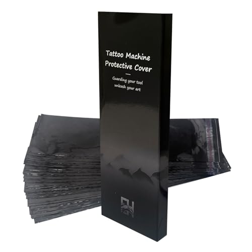 Large Self Sealing Pen Covers 100Pcs Waterproof Thickened Tattoo Bags 7Inch for Pen Machine Accessories