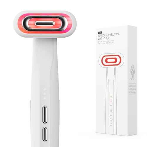 SMOOTHGLOW 2.0 PRO 4D LED Red Light Therapy for Face and Neck, | Light Therapy Wand red Light Therapy Holiday Gifts for Women | Without Base