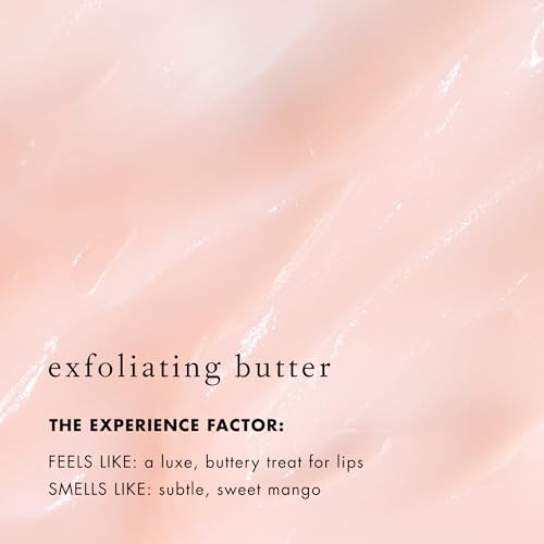 Bioelements Lip Clinic Exfoliating Butter - 0.33 fl oz - Overnight Smoothing Treatment with AHAs, Lipids, Shea & Mango Butter - Vegan, Gluten Free - Never Tested on Animals