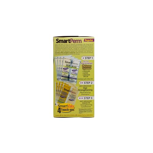 Smart Perm No-Lye Kit 4 Touch Up [Regular] (Pack of 3)