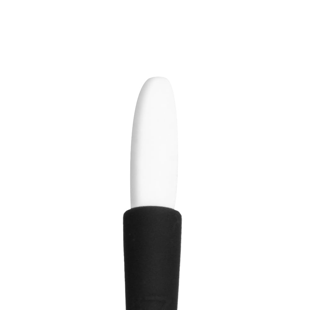 Mellie's Signature Microblading Eyebrow Pen (Pack of 10) - Disposable Microblading Pen with Sterilized Blade, Comfortable Rubber Grip and Pigment Sponge for Flawless Bro (U18.18mm, Black)