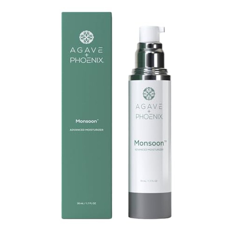Monsoon | Women's Daily Advanced Moisturizer for Sensitive, Dry & Oily Skin, Made with Bakuchiol, Ceramides & Natural Ingredients, Hydrating & Anti Aging Face Cream