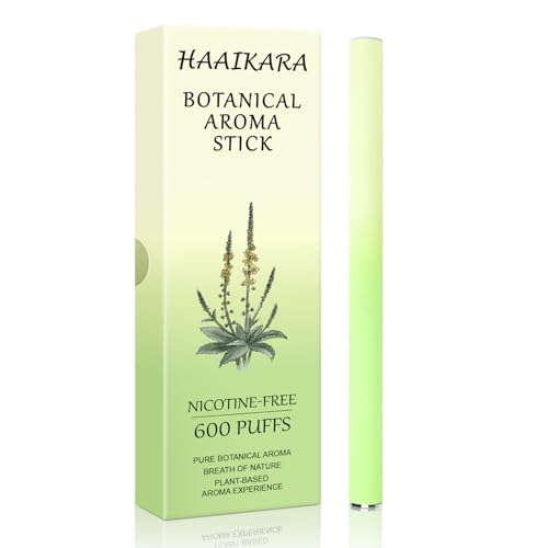 Natural Mullein Herbal Diffuser ? Upgraded Formula with Mint and Thyme Long-Lasting Flavored Air Refreshing Support Oral Fixation Menthol Essential