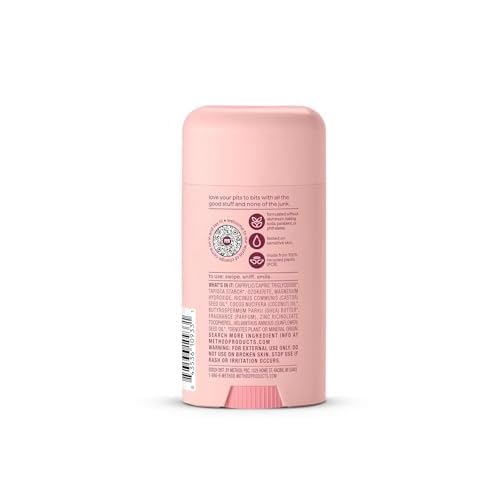 Method Deodorant, Pure Peace, Rose Water, Peonies + Pink Sea Salt notes, 24 Hour Odor Protection, 2.65 oz