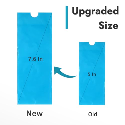 200pcs Large Tattoo Machine Pen Covers and 8pcs Grip Tape Wraps - Yugui Disposable Gun Bags Sleeves Self-Adhesive Grip Wraps Tattoo Kit Supplies