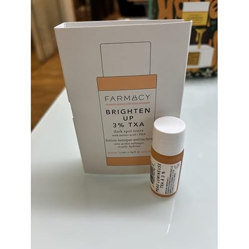 Farmacy 3% TXA Toner for Face - Brightening Face Toner for Oily Skin - Liquid Exfoliant with Azelaic Acid + 5% PHA to Target Visible Dullness + Help Reduce Uneven Skin Tone (10ml)