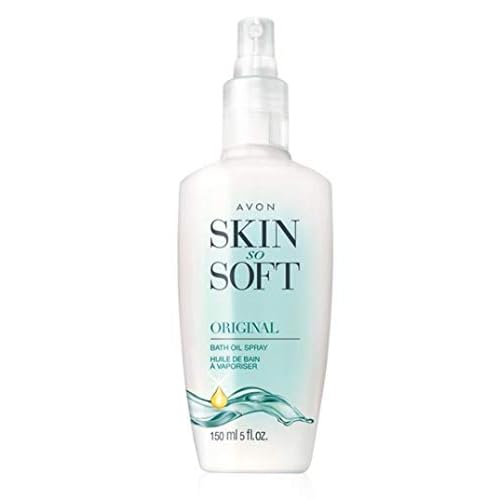 Avon Skin So Soft Original Bath Oil Spray with Pump ? Moisturizing Spray Bath Oil with Jojoba Oil, Fast-Absorbing, Fresh Herbal Scent for Soft, Smooth Skin