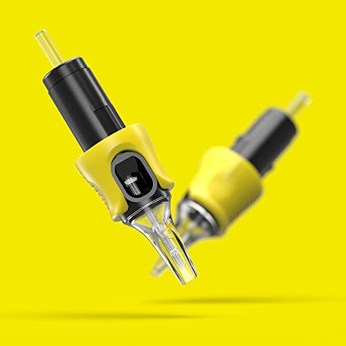 STIGMA Finger Ledge Tattoo Cartridge Needles #12(15RM) Round Magnum 0.35mm Standard M-Taper 16Pcs With Membrane Tattoo Cartridges for Rotary Tattoo Machine EN05-FG-16-1215RM